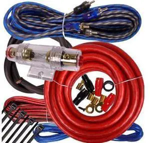 Complete 2000W 4 Gauge Amplifier Installation Wiring Kit Amp Pk3 4 Ga Red - for Installer and DIY Hobbyist - Perfect for Car/Truck/Motorcycle/Rv/ATV, 2000W / RED Complete 2000W 4 Gauge Amplifier Installation Wiring Kit Amp Pk3 4 Ga Red - for Installer and DIY Hobbyist - Perfect for Car/Truck/Motorcycle/Rv/ATV, 2000W / RED