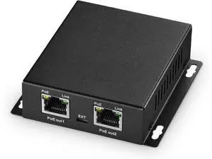 wusu Gigabit PoE Extender Passthrough Switch, 1 PoE in 2 PoE Out, IEEE802.3af/at/bt PoE Powered Max 60W, Hi-PoE 90W, 10/100/1000Mbps, Metal Small Wall Mount PoE Extender/Injector/Network Extender wusu Gigabit PoE Extender Passthrough Switch, 1 PoE in 2 PoE Out, IEEE802.3af/at/bt PoE Powered Max 60W, Hi-PoE 90W, 10/100/1000Mbps, Metal Small Wall Mount PoE Extender/Injector/Network Extender