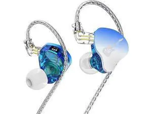 4-Sound Profile IEM Earphones, 10mm Dual Magnetic Drivers, Wired Gaming Earbuds with Deep Bass 4-Sound Profile IEM Earphones, 10mm Dual Magnetic Drivers, Wired Gaming Earbuds with Deep Bass