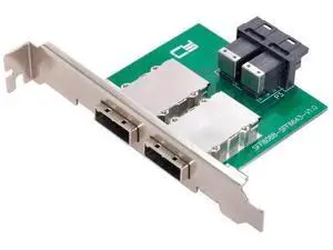 Vszerda Mini SAS 2 SFF-8088 to 2 SFF-8643 HD Data Server Converter Adapter with Bracket Vszerda Mini SAS 2 SFF-8088 to 2 SFF-8643 HD Data Server Converter Adapter with Bracket