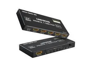 HDMI 2.1 Switch 5 in 1 Out 8K 60Hz, 5 Port HDMI Switcher Selector Box 5x1 with IR Remote, Support 4K@120Hz, 48Gbps, HDR 10+, HDCP 2.3, 3D, for PS5/4/3, Xbox Series X, NS, Laptop, PC HDMI 2.1 Switch 5 in 1 Out 8K 60Hz, 5 Port HDMI Switcher Selector Box 5x1 with IR Remote, Support 4K@120Hz, 48Gbps, HDR 10+, HDCP 2.3, 3D, for PS5/4/3, Xbox Series X, NS, Laptop, PC