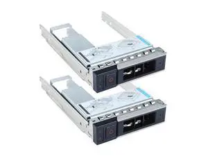 3.5" Hard Drive Tray Caddy with 2.5" Drive Adapter Compatible with D.ell PowerEdge Servers R540 R640 R740 R6415 R7415 R7425 R550 T550 R650 R750 R7515 R7525 T560 R660 R760 R6625 R7615 R7625, 2 Pack 3.5" Hard Drive Tray Caddy with 2.5" Drive Adapter Compatible with D.ell PowerEdge Servers R540 R640 R740 R6415 R7415 R7425 R550 T550 R650 R750 R7515 R7525 T560 R660 R760 R6625 R7615 R7625, 2 Pack