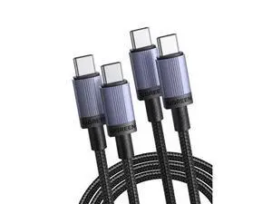100W 2-Pack USB C Cable Fast Charging, Type C Cord USB C Charger Cable for iPhone 17/16/15, MacBook Pro/Air, Galaxy S25/S24/S23, iPad Pro/Air, Pixel 10/9, Switch, AirPods, 10FT 100W 2-Pack USB C Cable Fast Charging, Type C Cord USB C Charger Cable for iPhone 17/16/15, MacBook Pro/Air, Galaxy S25/S24/S23, iPad Pro/Air, Pixel 10/9, Switch, AirPods, 10FT