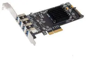 Vszerda USB 3.1 Gen 2 10 Gbps 4 Port Type-A PCI-e 3.0 x4 ASMedia ASM3142 Controller,SI-PEX20233 Vszerda USB 3.1 Gen 2 10 Gbps 4 Port Type-A PCI-e 3.0 x4 ASMedia ASM3142 Controller,SI-PEX20233