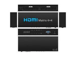 Vszerda HDMI Matrix Switch 4x4,4K HDMI Matrix Switcher Splitter 4 in 4 Out Box with with RS232&IR&Button Hand Control for PS4 Camera PC to TV Monitor Vszerda HDMI Matrix Switch 4x4,4K HDMI Matrix Switcher Splitter 4 in 4 Out Box with with RS232&IR&Button Hand Control for PS4 Camera PC to TV Monitor