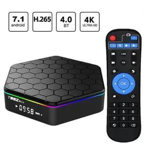 T95Z Plus Android 7.1 TV BOX KODI, 4K Android TV Streaming BOX 2G RAM 16G ROM, Media Player Smart TV Set Top Box with Amlogic S912 Octa Core Dual Band Wifi 2.4G/5G 3D TV Boxes with Remote T95Z Plus Android 7.1 TV BOX KODI, 4K Android TV Streaming BOX 2G RAM 16G ROM, Media Player Smart TV Set Top Box with Amlogic S912 Octa Core Dual Band Wifi 2.4G/5G 3D TV Boxes with Remote