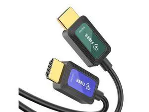 Fiber Optic HDMI Cable 66ft 2.1 8K 48Gbps High Speed Supports 8K@60Hz 4K@120Hz, VRR, ALLM, HDR- Ultra Long Reliable Cable for Projector, Home Theater, Gaming (PS5/Xbox) Immune to Interference Fiber Optic HDMI Cable 66ft 2.1 8K 48Gbps High Speed Supports 8K@60Hz 4K@120Hz, VRR, ALLM, HDR- Ultra Long Reliable Cable for Projector, Home Theater, Gaming (PS5/Xbox) Immune to Interference