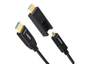 Vszerda HDMI Fiber Optic Cable 75 Feet (18Gbps 4K60hz 1080p) with Micro and Standard HDMI Connector Compatible for GoPro Hero 7 6 5 4, Raspberry Pi 4, A6000 A6300, Yoga 710 Vszerda HDMI Fiber Optic Cable 75 Feet (18Gbps 4K60hz 1080p) with Micro and Standard HDMI Connector Compatible for GoPro Hero 7 6 5 4, Raspberry Pi 4, A6000 A6300, Yoga 710