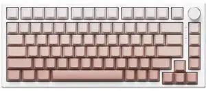Vszerda VGN A75 Rapid Trigger Gaming Keyboard - 75% Hall Effect Magnetic Switch Keyboard, Adjustable Actuation, Key Macro, RGB, Gasket, HotSwap, Gradient Side Printed Keycaps, for Win/MAC, White Vszerda VGN A75 Rapid Trigger Gaming Keyboard - 75% Hall Effect Magnetic Switch Keyboard, Adjustable Actuation, Key Macro, RGB, Gasket, HotSwap, Gradient Side Printed Keycaps, for Win/MAC, White