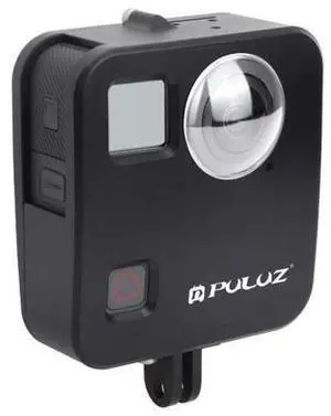 PULUZ for GoPro Fusion Housing Shell CNC Aluminum Alloy Protective Cage with Basic Mount & Lens Caps(Black) PULUZ for GoPro Fusion Housing Shell CNC Aluminum Alloy Protective Cage with Basic Mount & Lens Caps(Black)