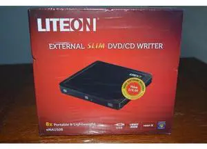 Lite On 8x External USB DVD Writer eNAU108-111 Lite On 8x External USB DVD Writer eNAU108-111
