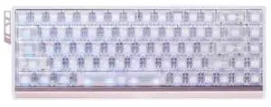 Vszerda 68 RX Hall Effect Gaming Keyboard, 65% 68-Key Esports Mechanical, Adjustable Magnetic Actuation 0.0053.3 mm in 0.001 mm Steps, Tray-Mount with Aluminum Plate (White, Wolf Switch) Vszerda 68 RX Hall Effect Gaming Keyboard, 65% 68-Key Esports Mechanical, Adjustable Magnetic Actuation 0.0053.3 mm in 0.001 mm Steps, Tray-Mount with Aluminum Plate (White, Wolf Switch)