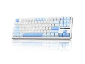 Vszerda F87 Wireless Mechanical Keyboard, 75% TKL Custom Hot Swappable Gaming Keyboards with PBT Keycaps, Pre-lubed Greywood Switches, RGB Backlit Creamy Keyboard, 2.4GHz/USB-C/BT5.0 Vszerda F87 Wireless Mechanical Keyboard, 75% TKL Custom Hot Swappable Gaming Keyboards with PBT Keycaps, Pre-lubed Greywood Switches, RGB Backlit Creamy Keyboard, 2.4GHz/USB-C/BT5.0