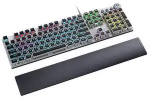 wusu F2088 Retro Steam-Punk Mechanical Keyboard for Gaming on Desktop Computer with Blue Switches wusu F2088 Retro Steam-Punk Mechanical Keyboard for Gaming on Desktop Computer with Blue Switches