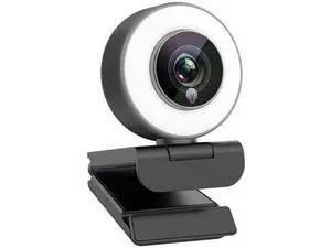Streaming 1080P HD Webcam Built in Adjustable Ring Light and Mic. Advanced autofocus AF Web Camera for Google Meet Gamer Facebook YouTube Streamer Streaming 1080P HD Webcam Built in Adjustable Ring Light and Mic. Advanced autofocus AF Web Camera for Google Meet Gamer Facebook YouTube Streamer