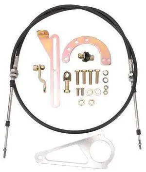 Cable Column Shift Linkage Kit ACA 1804, Transmission Column Shift Linkage for TH350 TH400 700R4 TH200 2004R 4L80E, 2in Steering Column Compatible with Short Selector Cable Column Shift Linkage Kit ACA 1804, Transmission Column Shift Linkage for TH350 TH400 700R4 TH200 2004R 4L80E, 2in Steering Column Compatible with Short Selector