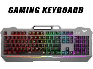 F3010 Mechanical Keyboard Mobile Phone Holder Mutliple Background Light USB Wired Gaming Keyboard F3010 Mechanical Keyboard Mobile Phone Holder Mutliple Background Light USB Wired Gaming Keyboard