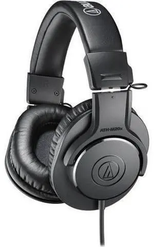 Audio-Technica ATH-M20x Professional Studio Monitor Headphones- Black Audio-Technica ATH-M20x Professional Studio Monitor Headphones- Black