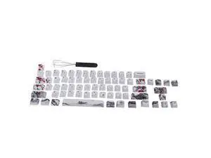 PBT Five Sided Sublimation Keycaps, 71 Key Set for Mechanical and Optical Keyboards, Ultra Thick Wall Design, Wear and, Compatible with RK61/Gans Alt61/IKBC (English-Japanese) PBT Five Sided Sublimation Keycaps, 71 Key Set for Mechanical and Optical Keyboards, Ultra Thick Wall Design, Wear and, Compatible with RK61/Gans Alt61/IKBC (English-Japanese)