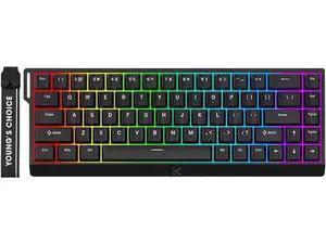 Vszerda x MCHOSE ACE 68 65% Wired Magnetic Switch Mechanical Gaming Keyboard, Rapid Trigger Hall Effect Keyboard, Hyper-Fast Adjustable Actuation, 8K Hz Polling Rate, RGB HotSwap, for PC/Mac, Black Vszerda x MCHOSE ACE 68 65% Wired Magnetic Switch Mechanical Gaming Keyboard, Rapid Trigger Hall Effect Keyboard, Hyper-Fast Adjustable Actuation, 8K Hz Polling Rate, RGB HotSwap, for PC/Mac, Black