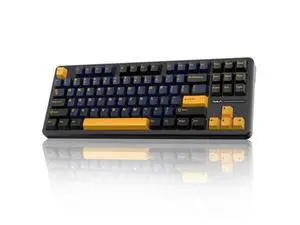 Vszerda F87 Wireless Mechanical Keyboard, 75% TKL Custom Hot Swappable Gaming Keyboards with PBT Keycaps, Pre-lubed Greywood Switches, RGB Backlit Creamy Keyboard, 2.4GHz/USB-C/BT5.0 Vszerda F87 Wireless Mechanical Keyboard, 75% TKL Custom Hot Swappable Gaming Keyboards with PBT Keycaps, Pre-lubed Greywood Switches, RGB Backlit Creamy Keyboard, 2.4GHz/USB-C/BT5.0