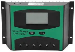 Automatic Regulator with LCD Display and Thick PC Board - 50A 48V Solar Charge Controller - Features Overload and Short Circuit Protection for Battery and Solar Panel Systems Automatic Regulator with LCD Display and Thick PC Board - 50A 48V Solar Charge Controller - Features Overload and Short Circuit Protection for Battery and Solar Panel Systems