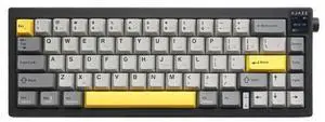 Vszerda AJAZZ AK650 Wireless Mechanical Keyboard with Smart Display & Knob, BT/2.4G/USB-C, Hot Swappable 65% Mechanical Keyboard with PBT Keycaps, RGB Light for Win & Mac(Black,Flying Fish Switch) Vszerda AJAZZ AK650 Wireless Mechanical Keyboard with Smart Display & Knob, BT/2.4G/USB-C, Hot Swappable 65% Mechanical Keyboard with PBT Keycaps, RGB Light for Win & Mac(Black,Flying Fish Switch)