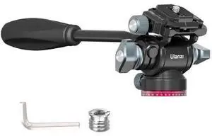Video Fluid Head for Camera Tripod - ULANZI U-190 Mini Pan Tilt Head Small Panoramic Ball Head with Arca Swiss Quick Release Plate Lightweight Filming Equipment for Compact Camera Load up to 6.6lb/3kg Video Fluid Head for Camera Tripod - ULANZI U-190 Mini Pan Tilt Head Small Panoramic Ball Head with Arca Swiss Quick Release Plate Lightweight Filming Equipment for Compact Camera Load up to 6.6lb/3kg