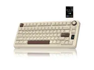 Vszerda S75 PRO Wireless Mechanical Keyboard with Screen&Knob, 75% Hot Swappable Gaming Keyboard with Pre-lubed Switches, RGB Backlit, PBT Keycaps, Creamy Sounding Computer Keyboards Vszerda S75 PRO Wireless Mechanical Keyboard with Screen&Knob, 75% Hot Swappable Gaming Keyboard with Pre-lubed Switches, RGB Backlit, PBT Keycaps, Creamy Sounding Computer Keyboards