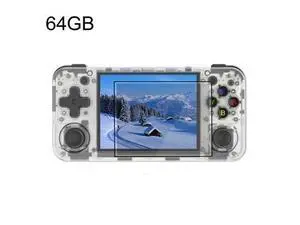 ANBERNIC RG35XX H Handheld Game Console 3.5 Inch IPS Screen Linux System 64GB (Transparent White) ANBERNIC RG35XX H Handheld Game Console 3.5 Inch IPS Screen Linux System 64GB (Transparent White)