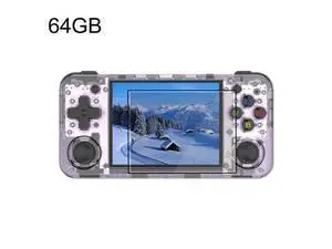 ANBERNIC RG35XX H Handheld Game Console 3.5 Inch IPS Screen Linux System 64GB (Transparent Purple) ANBERNIC RG35XX H Handheld Game Console 3.5 Inch IPS Screen Linux System 64GB (Transparent Purple)