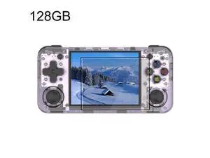 ANBERNIC RG35XX H Handheld Game Console 3.5 Inch IPS Screen Linux System 64GB+128GB (Transparent Purple) ANBERNIC RG35XX H Handheld Game Console 3.5 Inch IPS Screen Linux System 64GB+128GB (Transparent Purple)