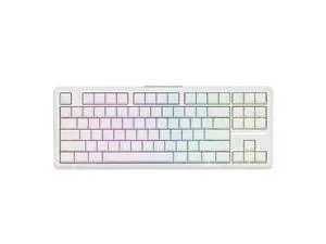 Vszerda A87 Pro Wireless Mechanical Keyboard, 87-Key TKL, Gasket Mount, Hot-Swap, Tri-Mode RGB (Contour White) Vszerda A87 Pro Wireless Mechanical Keyboard, 87-Key TKL, Gasket Mount, Hot-Swap, Tri-Mode RGB (Contour White)