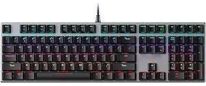 Wired Computer Mechanical Gaming Keyboard, 108 Keys Keypad Without Conflict, Mixed Light Backlit, USB Interface Wired Computer Mechanical Gaming Keyboard, 108 Keys Keypad Without Conflict, Mixed Light Backlit, USB Interface