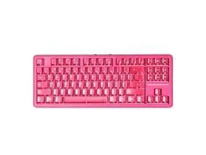 Vszerda A87 Pro Wireless Mechanical Keyboard, 87-Key TKL, Gasket Mount, Hot-Swap, Tri-Mode RGB (Crystal Pink) Vszerda A87 Pro Wireless Mechanical Keyboard, 87-Key TKL, Gasket Mount, Hot-Swap, Tri-Mode RGB (Crystal Pink)