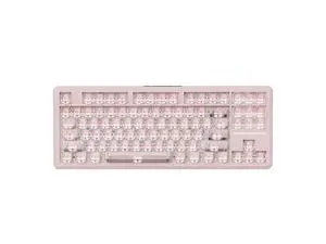 Vszerda A87 Pro Wireless Mechanical Keyboard, 87-Key TKL, Gasket Mount, Hot-Swap, Tri-Mode RGB (Peach Mist) Vszerda A87 Pro Wireless Mechanical Keyboard, 87-Key TKL, Gasket Mount, Hot-Swap, Tri-Mode RGB (Peach Mist)