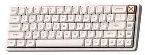 Vszerda Magi65 Low Profile Mechanical Keyboard Wireless 65% Keyboard Ultra Slim for Creamy Typing, Hot Swappable, RGB Backlit, PBT Keycaps, Aluminum Case, BT/2.4G/USB-C, for Mac/Windows (Ochre White) Vszerda Magi65 Low Profile Mechanical Keyboard Wireless 65% Keyboard Ultra Slim for Creamy Typing, Hot Swappable, RGB Backlit, PBT Keycaps, Aluminum Case, BT/2.4G/USB-C, for Mac/Windows (Ochre White)