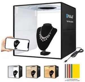 PULUZ 50cm Photo Studio Light Box Portable Light Tent LED Photography Studio Tent (Style 2) PULUZ 50cm Photo Studio Light Box Portable Light Tent LED Photography Studio Tent (Style 2)