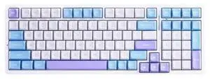 Vszerda A98 Pro Wireless Mechanical Gaming Keyboard, 98-Key Compact Layout, Tri-Mode 2.4G/Bluetooth/Wired, Hot-Swappable Gasket Mount, 12,000 mAh Battery, 1 ms Low Latency, RGB Backlit (Sea Salt) Vszerda A98 Pro Wireless Mechanical Gaming Keyboard, 98-Key Compact Layout, Tri-Mode 2.4G/Bluetooth/Wired, Hot-Swappable Gasket Mount, 12,000 mAh Battery, 1 ms Low Latency, RGB Backlit (Sea Salt)