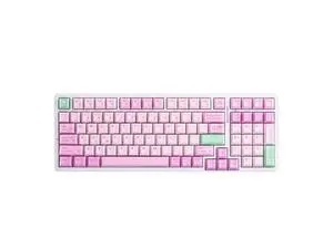 Vszerda A98 Pro Wireless Mechanical Gaming Keyboard, 98-Key Compact Layout, Tri-Mode 2.4G/Bluetooth/Wired, Hot-Swappable Gasket Mount, 12,000 mAh Battery, 1 ms Low Latency, RGB Backlit (Sunny Rain) Vszerda A98 Pro Wireless Mechanical Gaming Keyboard, 98-Key Compact Layout, Tri-Mode 2.4G/Bluetooth/Wired, Hot-Swappable Gasket Mount, 12,000 mAh Battery, 1 ms Low Latency, RGB Backlit (Sunny Rain)