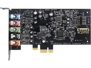 Sound Blaster Audigy FX PCIe 5.1 Sound Card with High Performance Headphone Amp - NEW Sound Blaster Audigy FX PCIe 5.1 Sound Card with High Performance Headphone Amp - NEW