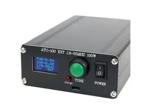 ATU-100 Automatic Antenna Tuner with OLED Display, 1.8-50MHz ATU-100 Automatic Antenna Tuner with OLED Display, 1.8-50MHz