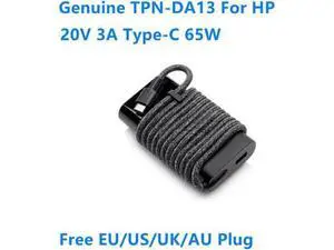 TPN-DA13 65W 20V 3A 60W Type-C 5V 1A 5W USB-C AC Adapter For HP L21487-001 916369-013 Laptop Power Supply Charger TPN-DA13 65W 20V 3A 60W Type-C 5V 1A 5W USB-C AC Adapter For HP L21487-001 916369-013 Laptop Power Supply Charger