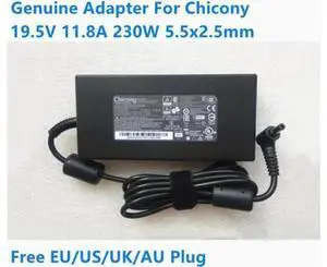 Chicony A17-230P1A 19.5V 11.8A 230W A230A015P AC Adapter For Hasee MSI Laptop Power Supply Charger Chicony A17-230P1A 19.5V 11.8A 230W A230A015P AC Adapter For Hasee MSI Laptop Power Supply Charger