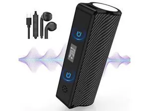 Strong magnetic recording device for conference teaching. AI intelligent high-definition noise reduction. Long standby time. Recording pen. Black -with screen print-32GB Strong magnetic recording device for conference teaching. AI intelligent high-definition noise reduction. Long standby time. Recording pen. Black -with screen print-32GB