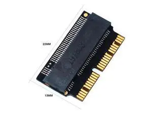12+16 Pin M.2 NVME SSD Convert Adapter NVME/AHCI SSD Upgraded Kit For MacBook Air Pro 2013-2017 A1465 A1466 A1398 A1502 12+16 Pin M.2 NVME SSD Convert Adapter NVME/AHCI SSD Upgraded Kit For MacBook Air Pro 2013-2017 A1465 A1466 A1398 A1502