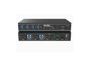 8K60 Dual-Input Single-Output KVM Seamless Switching Controller - Professional-level Multi-Host Shared Single Screen 8K60 Dual-Input Single-Output KVM Seamless Switching Controller - Professional-level Multi-Host Shared Single Screen