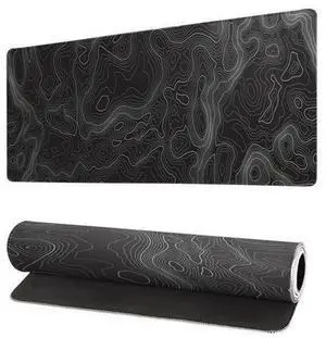 Topographic Contour Extended Big Mouse Pad Large,Gaming Mouse Pad Desk Pad,27.6x11.8 Inch Long Computer Keyboard Mouse Mat Mousepad with 3mm Non-Slip Base and Stitched Edge for Gaming and Office Topographic Contour Extended Big Mouse Pad Large,Gaming Mouse Pad Desk Pad,27.6x11.8 Inch Long Computer Keyboard Mouse Mat Mousepad with 3mm Non-Slip Base and Stitched Edge for Gaming and Office