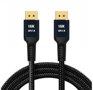 200cm DisplayPort 2.0 DP to DP Cable 16K 60hz Cable Ultra-HD UHD DP 1.4 8K 120hz for PC Laptop TV 200cm DisplayPort 2.0 DP to DP Cable 16K 60hz Cable Ultra-HD UHD DP 1.4 8K 120hz for PC Laptop TV