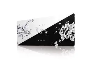 Big Mouse Pad Large Mousepad Gaming Desk Pad Desk Mat Office Decor Accessories (Cherry Blossom in Ink) Big Mouse Pad Large Mousepad Gaming Desk Pad Desk Mat Office Decor Accessories (Cherry Blossom in Ink)